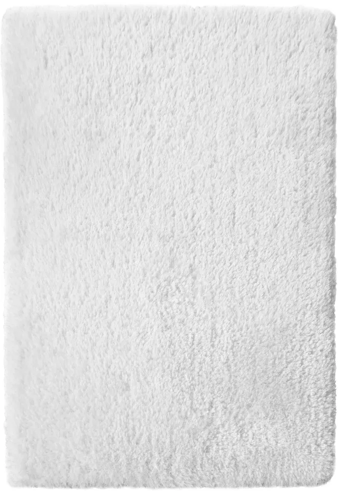 Covor Micro Exclusive alb foarte gros si pufos 60x90 cm