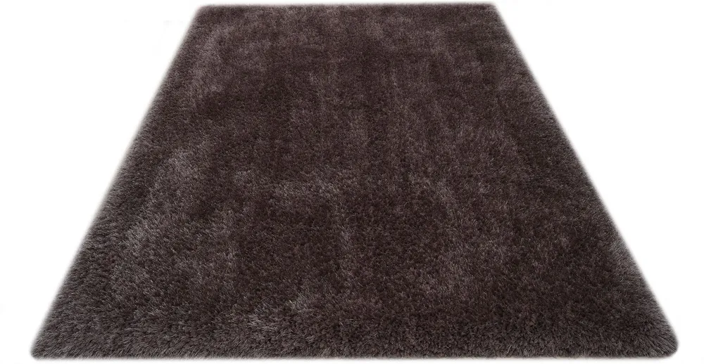 Covor Micro Exclusive maro foarte gros si pufos 80x150 cm