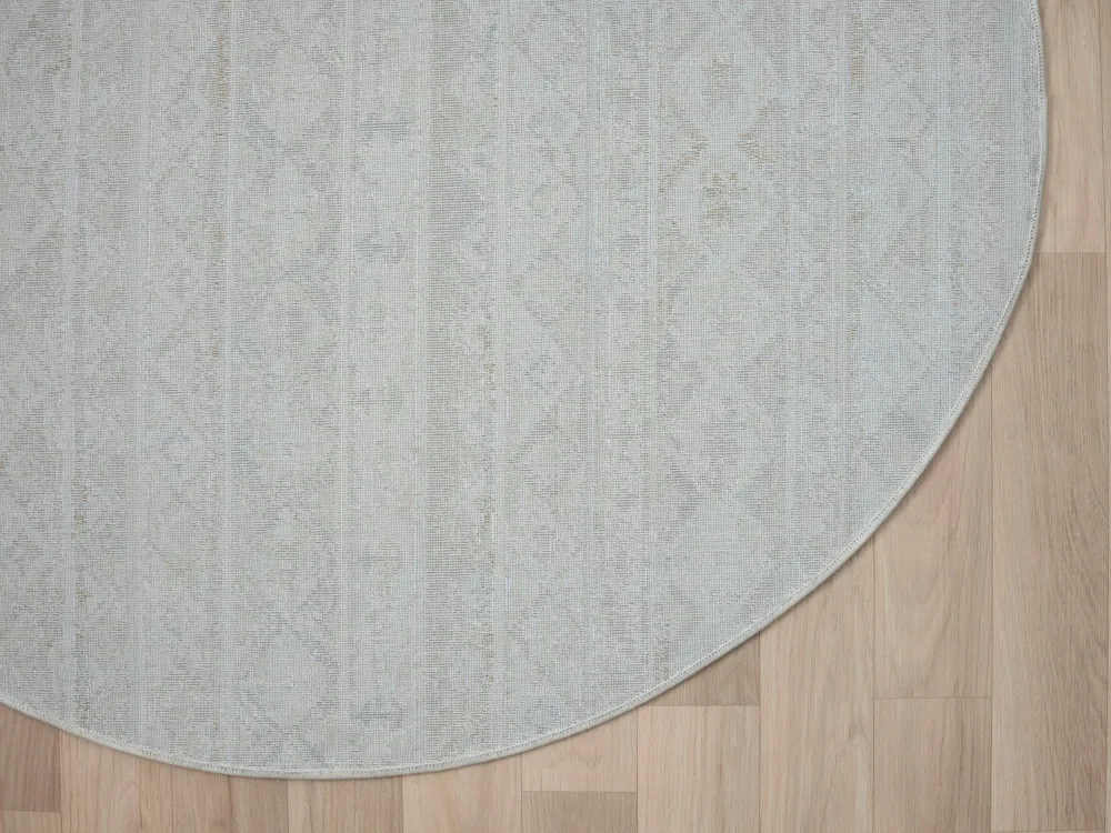 Covor My Nomady cu aspect scandinav, fire scurte crem 120 cm