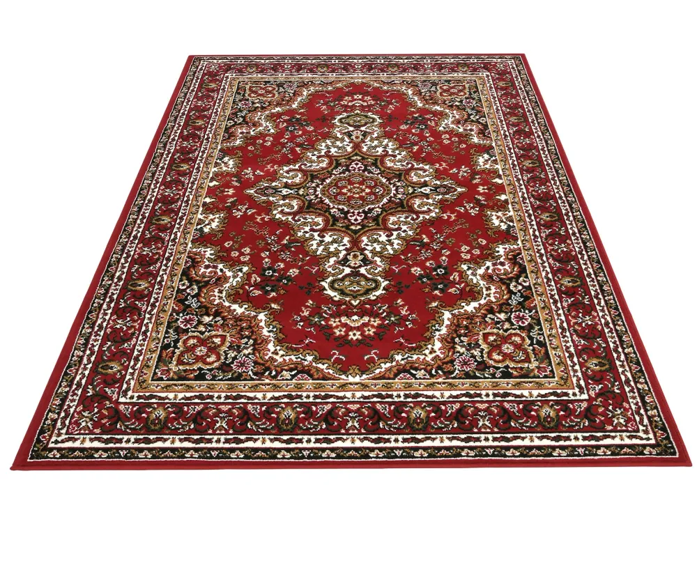 Covor Oriental cu chenar decorativ rosu, 240x330 cm