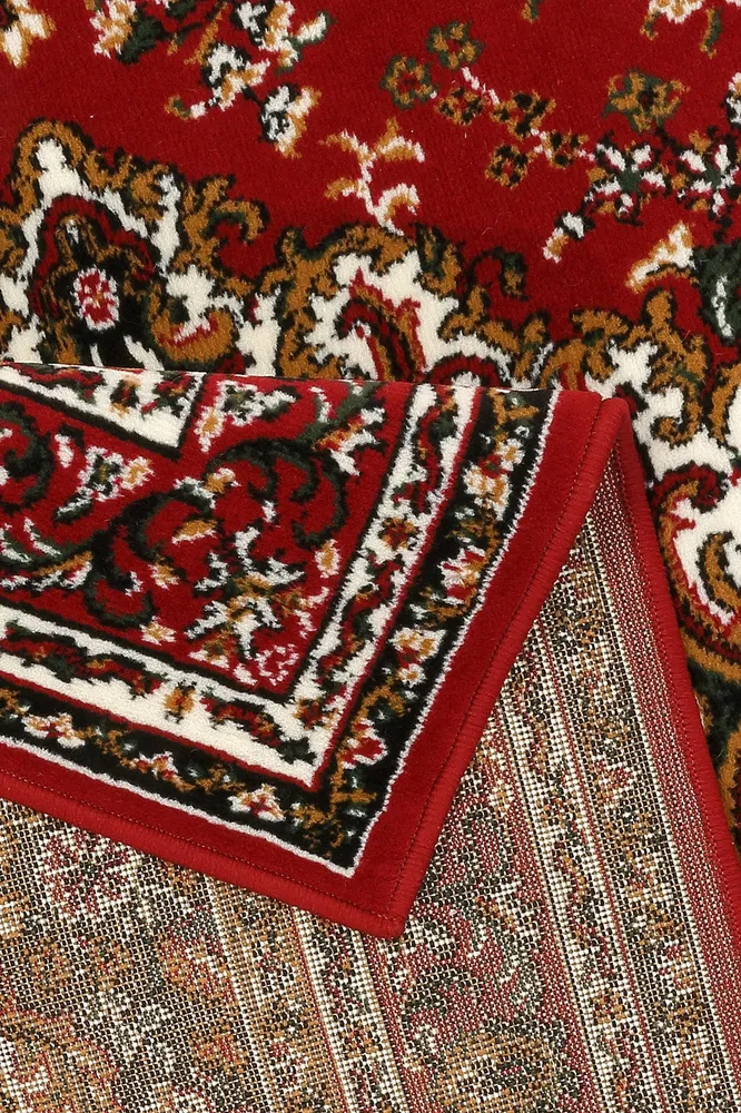 Covor Oriental cu chenar decorativ rosu, 240x330 cm