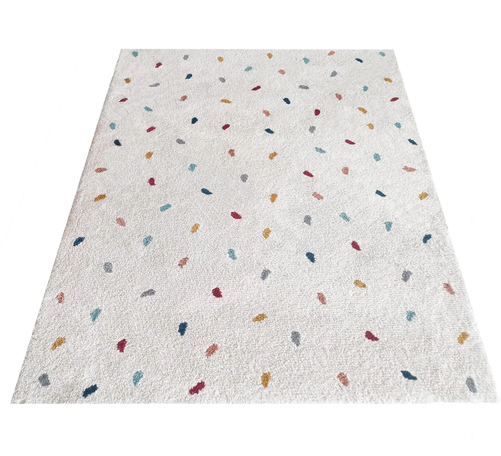 Covor pentru copii »Odan«, Lüttenhütt cu puncte colorate, 160x230 cm