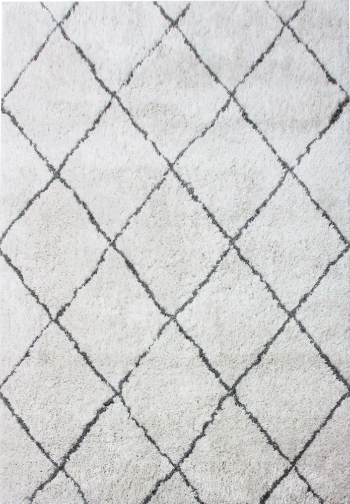 Covor »Pueblo« din microfibra pufos, aspect boho, 80x150 cm