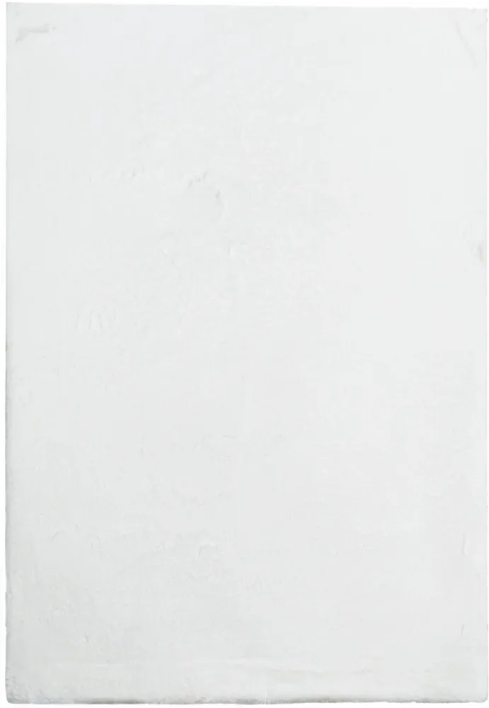 Covor pufos de blană sintetica »Rabbit« alb 40x60 cm