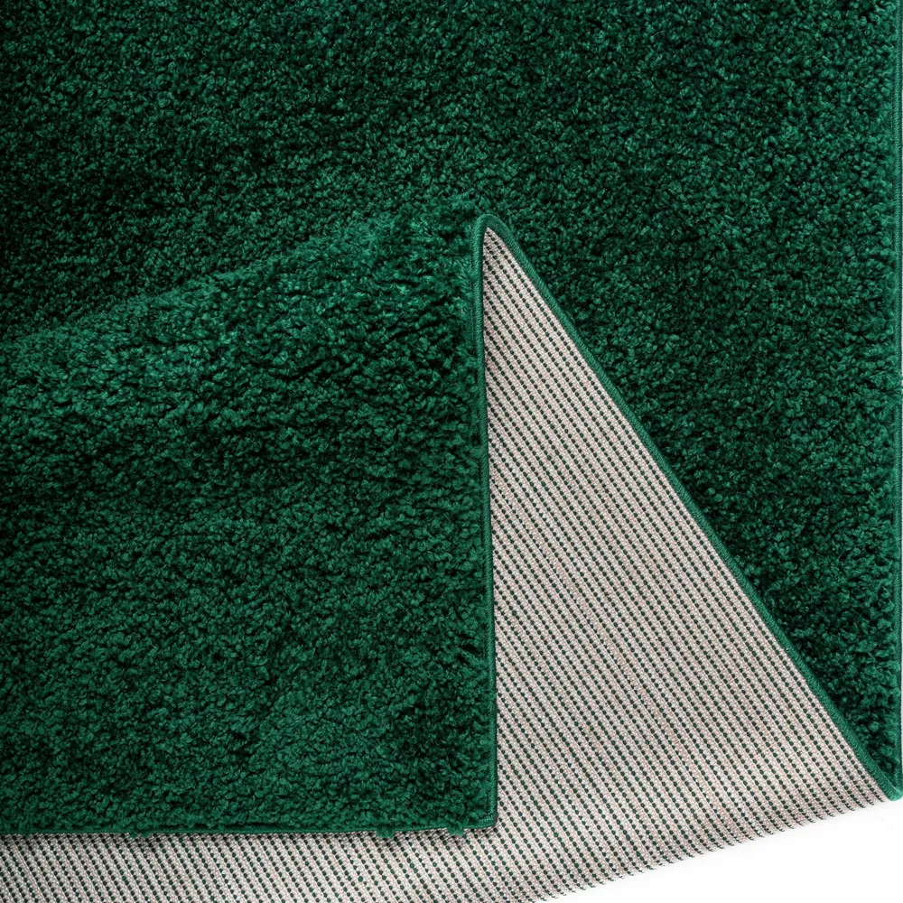 Covor pufos »Shaggy 30« verde, potrivit pentru podele incalzite 70x140 cm