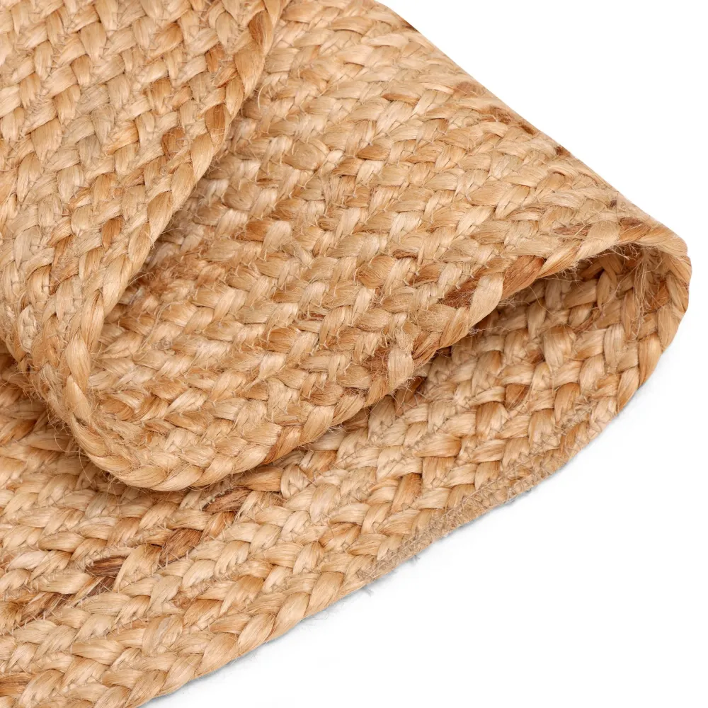 Covor rotund »Lola Collection« impletit din iuta naturala, 120 cm diametru