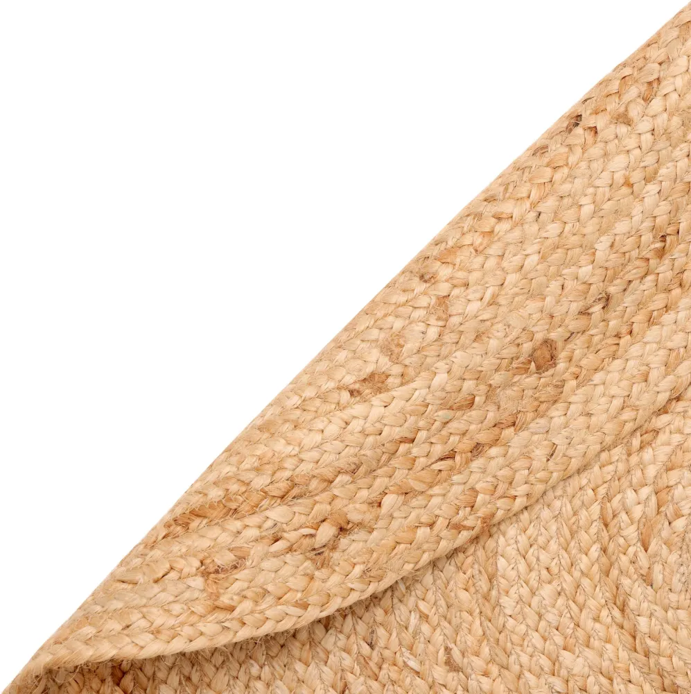 Covor rotund »Lola Collection« impletit din iuta naturala, 120 cm diametru