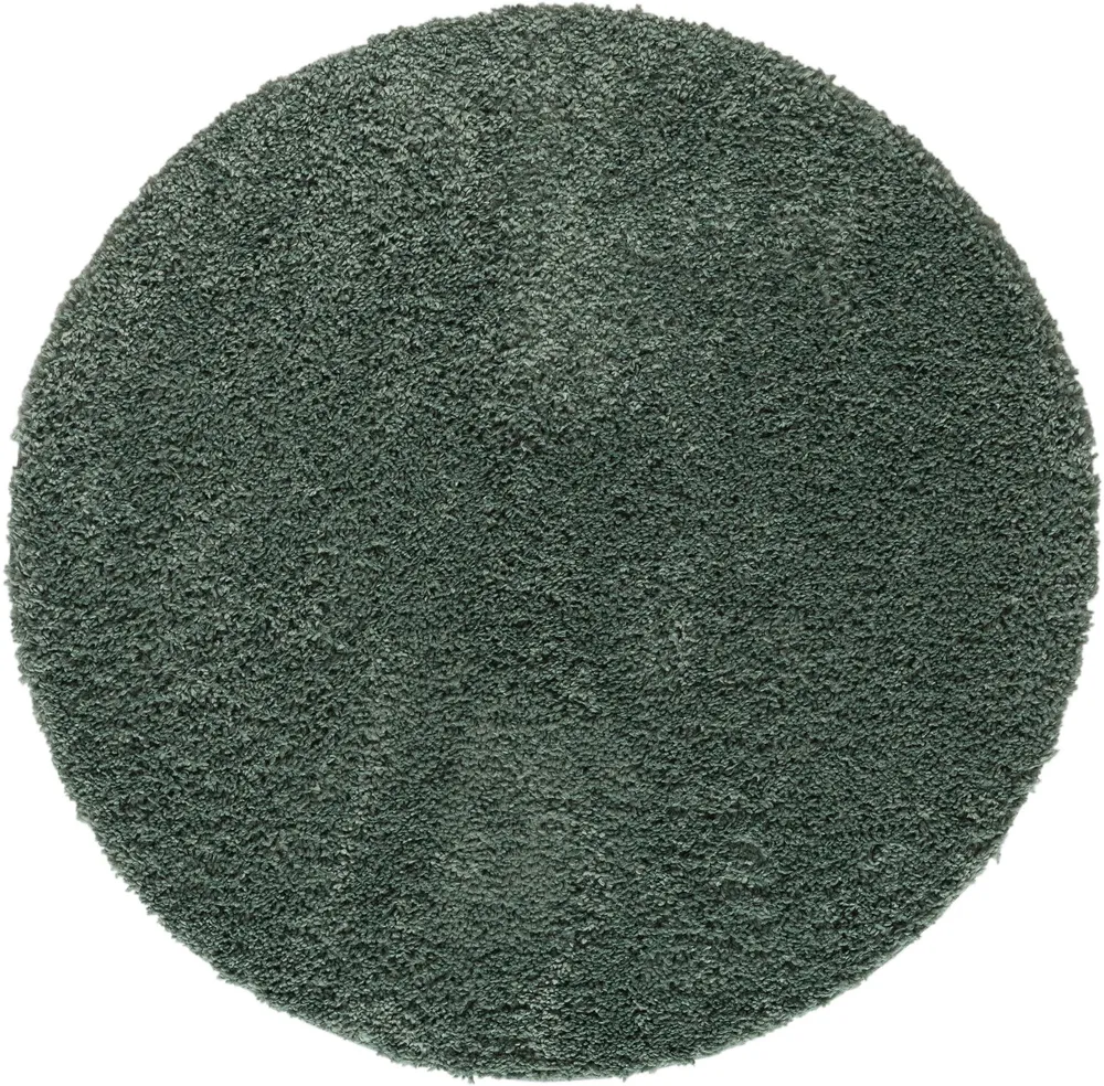 Covor rotund »My Shaggy« foarte pufos, verde, 150 cm diametru