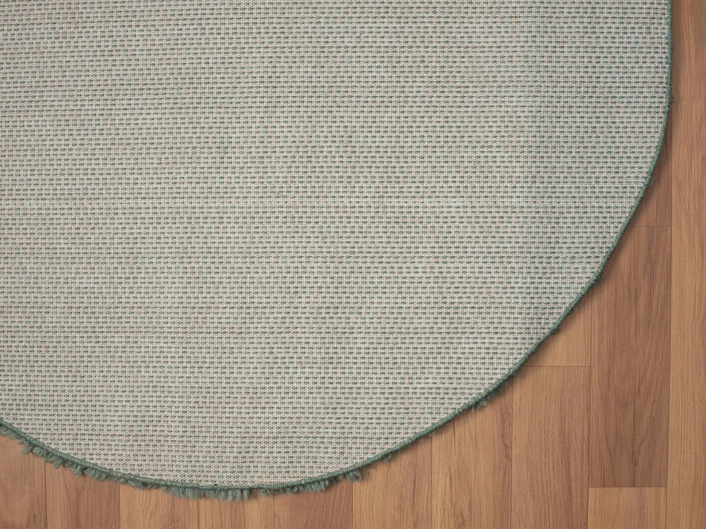 Covor rotund »My Shaggy« foarte pufos, verde, 150 cm diametru