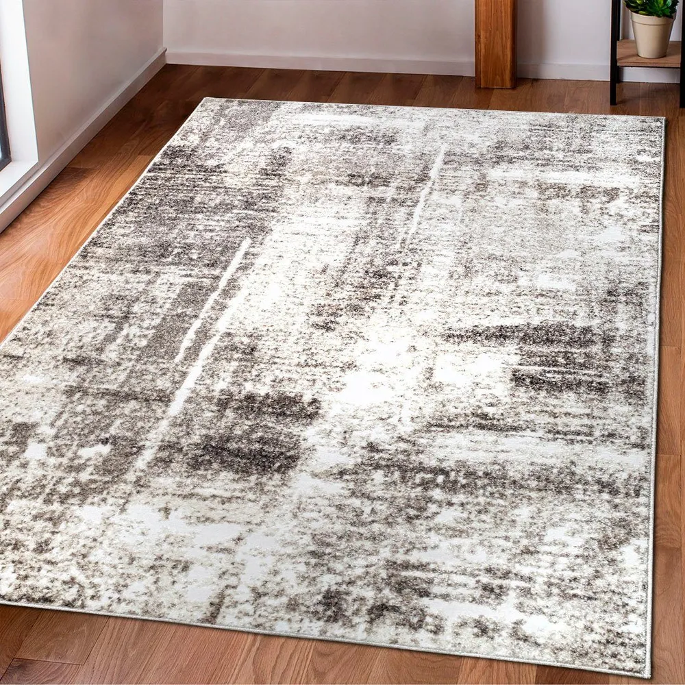 Covor Salsa cu aspect vintage culoare nisip 120x180 cm