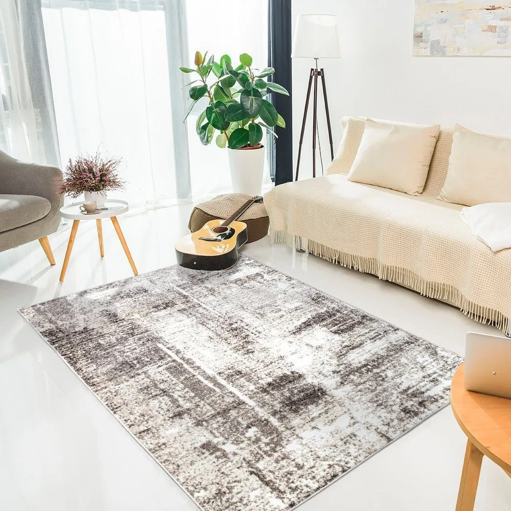 Covor Salsa cu aspect vintage culoare nisip 120x180 cm