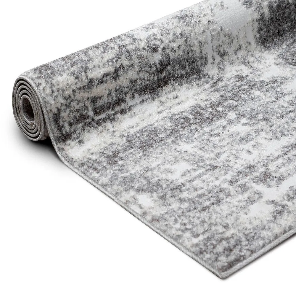 Covor Salsa cu aspect vintage gri, model modern 60x90 cm
