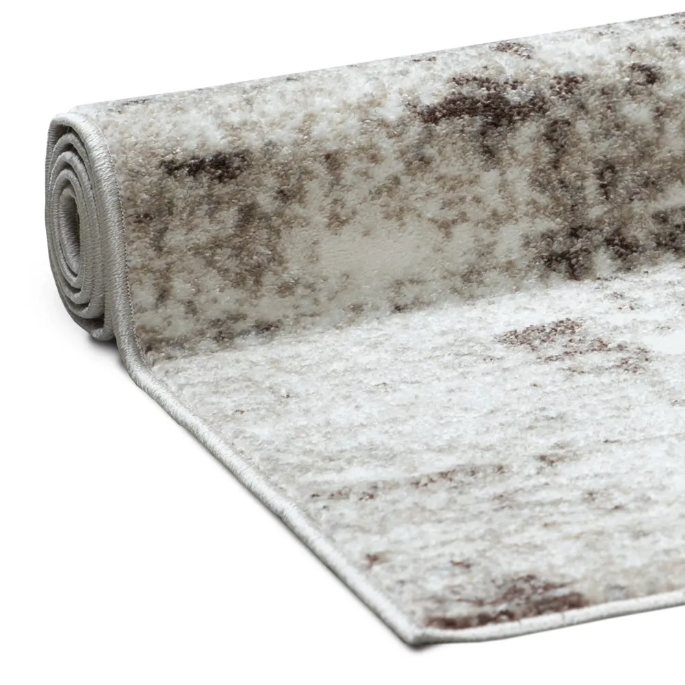 Covor Salsa cu aspect vintage maro, model modern 160x230 cm