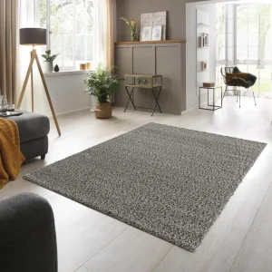 Covor shaggy Saron foarte moale si pufos gri, 120x180 cm