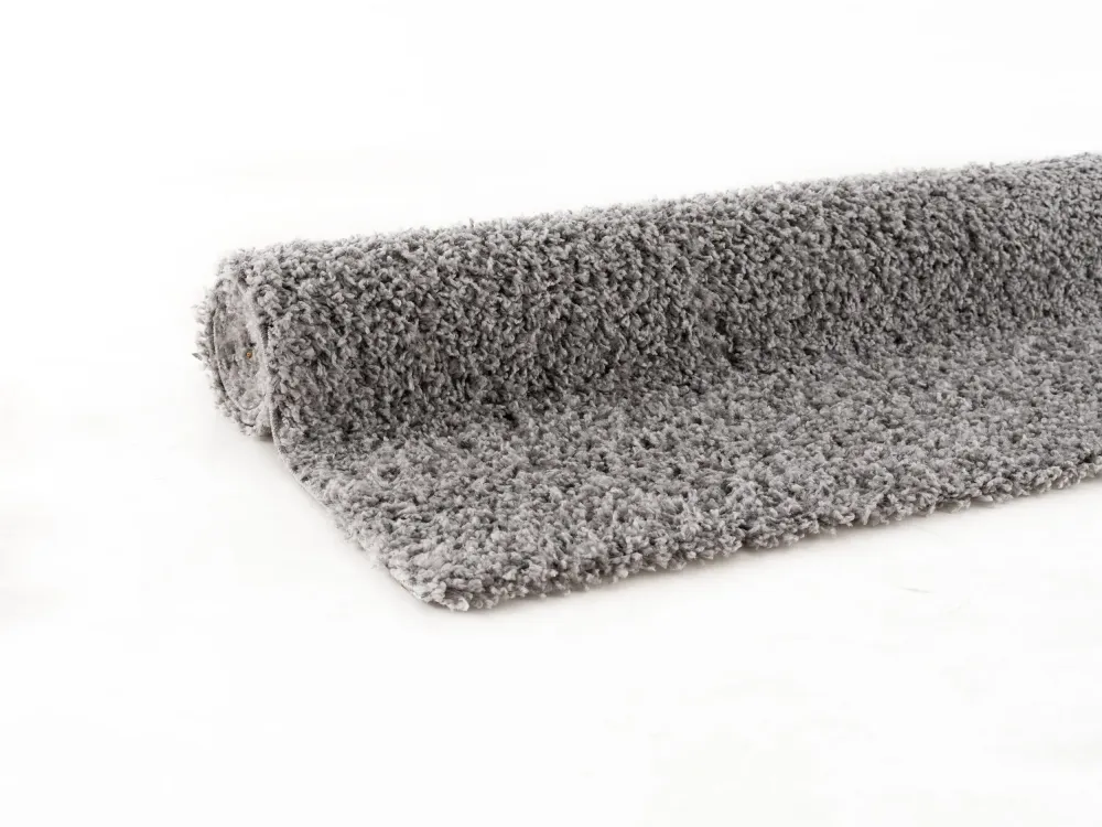 Covor shaggy Saron foarte moale si pufos gri, 120x180 cm