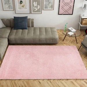 Covor »Shaggy Soft« cu fir lung pufos, culoare roz, 120x180 cm
