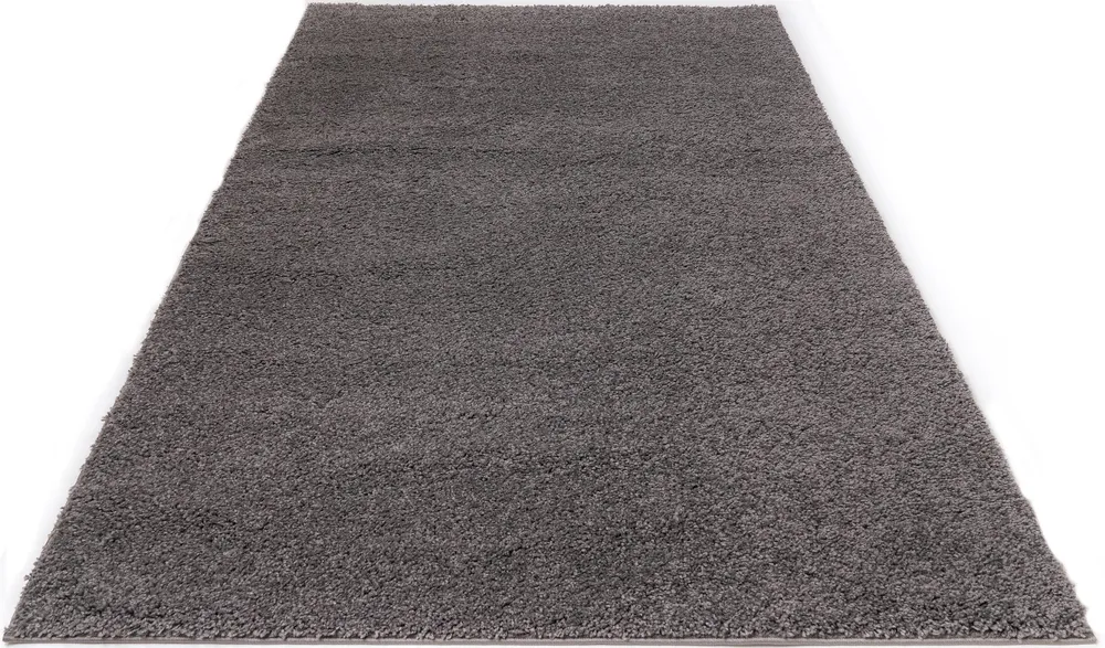 Covor »Shaggy Soft« cu fir lung pufos, culoare gri piatra 200x200 cm
