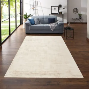 Covor »Shirley« din viscoza cu aspect matasos, crem 200x200 cm