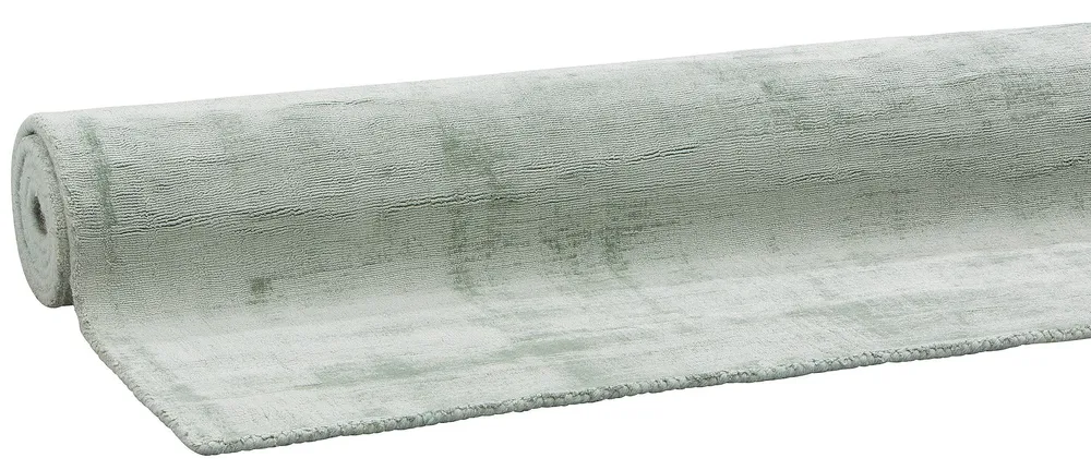 Covor »Shirley« din viscoza cu aspect matasos, turcoaz 200x200cm