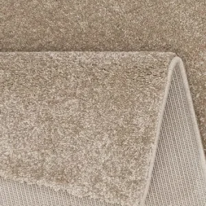 Covor Tore cu fire scurte culoare nisip, 160x230 cm