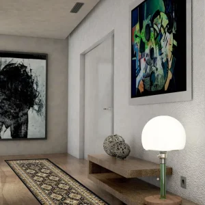 Covor traversă Diantha cu aspect oriental maro inchis 70x230 cm