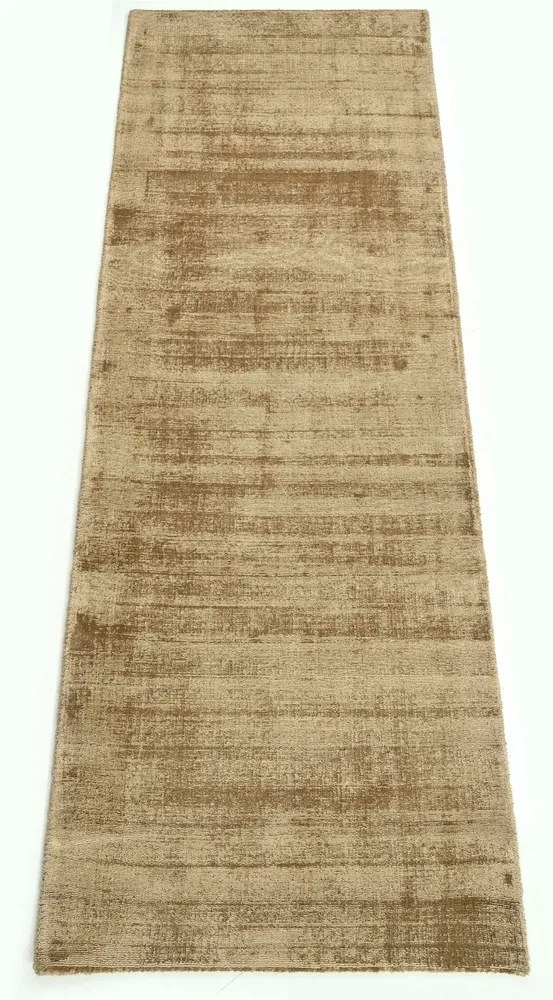 Covor traversă »Shirley« din viscoza cu aspect matasos, bej 67x230 cm