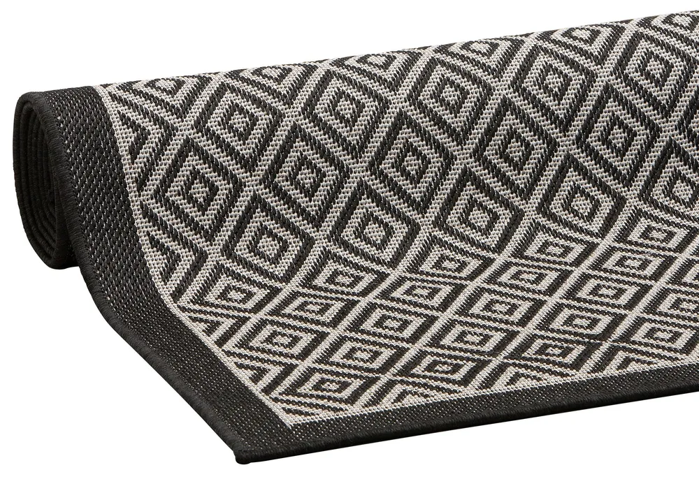 Covor traversa »Aliza« pentru interior si exterior, gri 67x230 cm