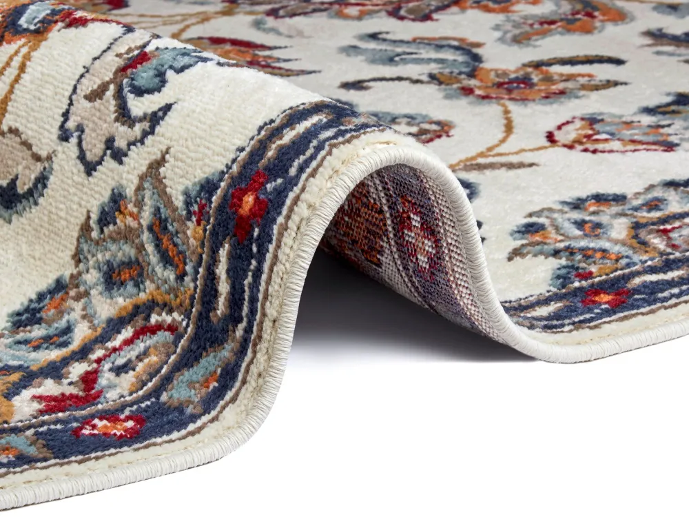Covor traversa »Caracci« cu design oriental crem, fire scurte, 80x240 cm