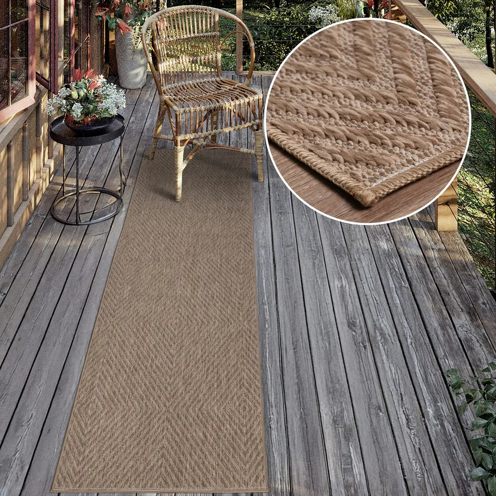 Covor traversa »Elsa« cu țesătură plată, potrivit si pentru exterior 67x230 cm