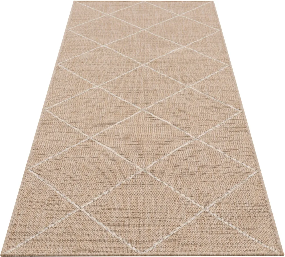 Covor traversa »Florenz« potrivit si pentru exterior, crem, 90x250 cm