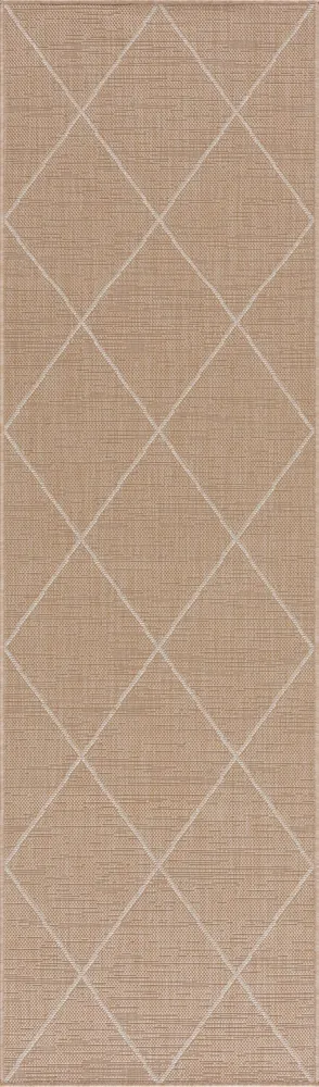 Covor traversa »Florenz« potrivit si pentru exterior, crem, 90x250 cm