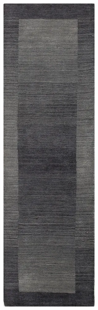 Covor traversa »Gabbeh Super« din lână pură gri, 70x240 cm