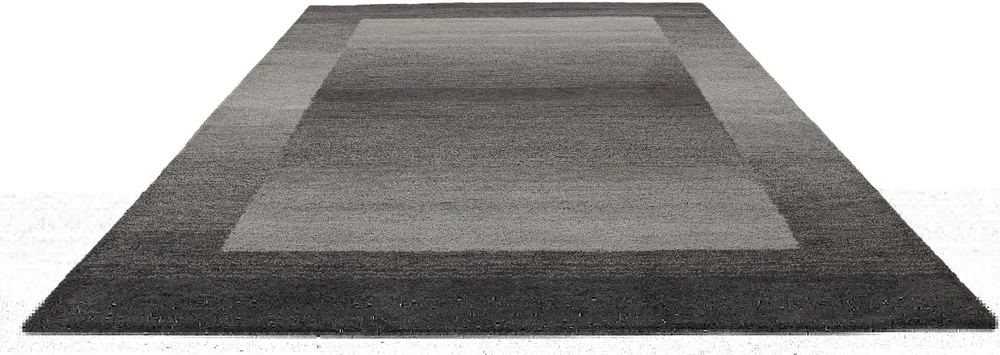 Covor traversa »Gabbeh Super« din lână pură gri 60x90 cm