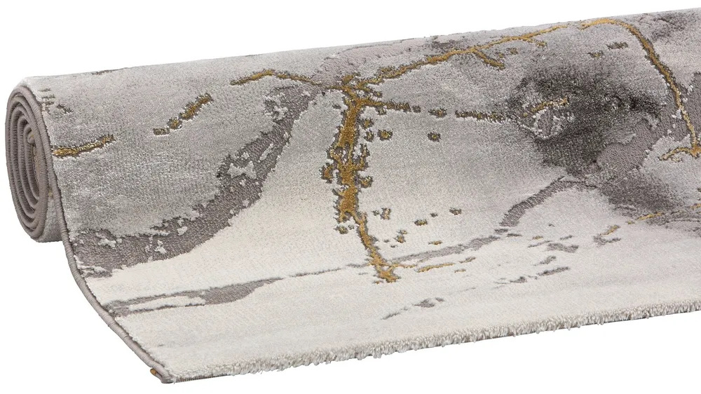 Covor traversa Juliet Leonique cu aspect de marmura, 80x300 cm