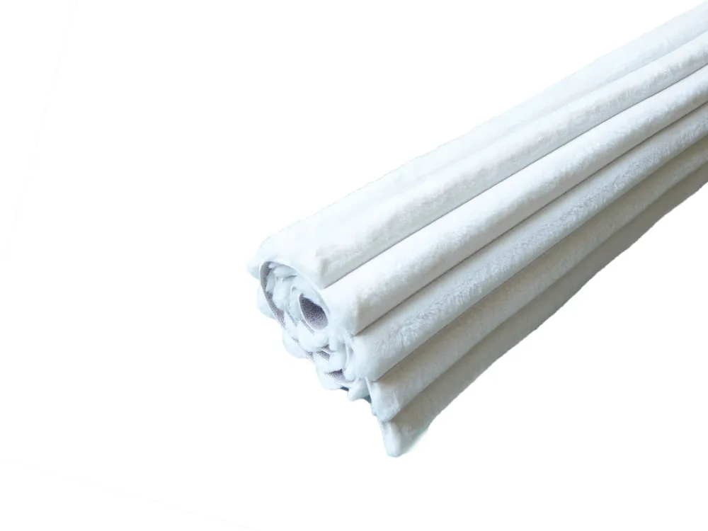 Covor traversa »Melanie« de blana sintetica cu model 3D alb, 67x230 cm
