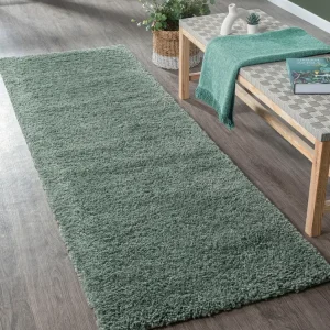 Covor traversa »My Shaggy« cu fire lungi, foarte pufos, verde 80x250 cm
