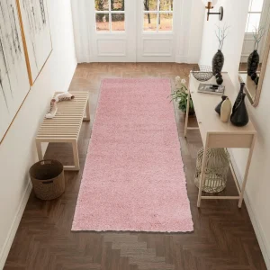 Covor traversa »Shaggy 30« foarte moale si pufos roz 80x300 cm