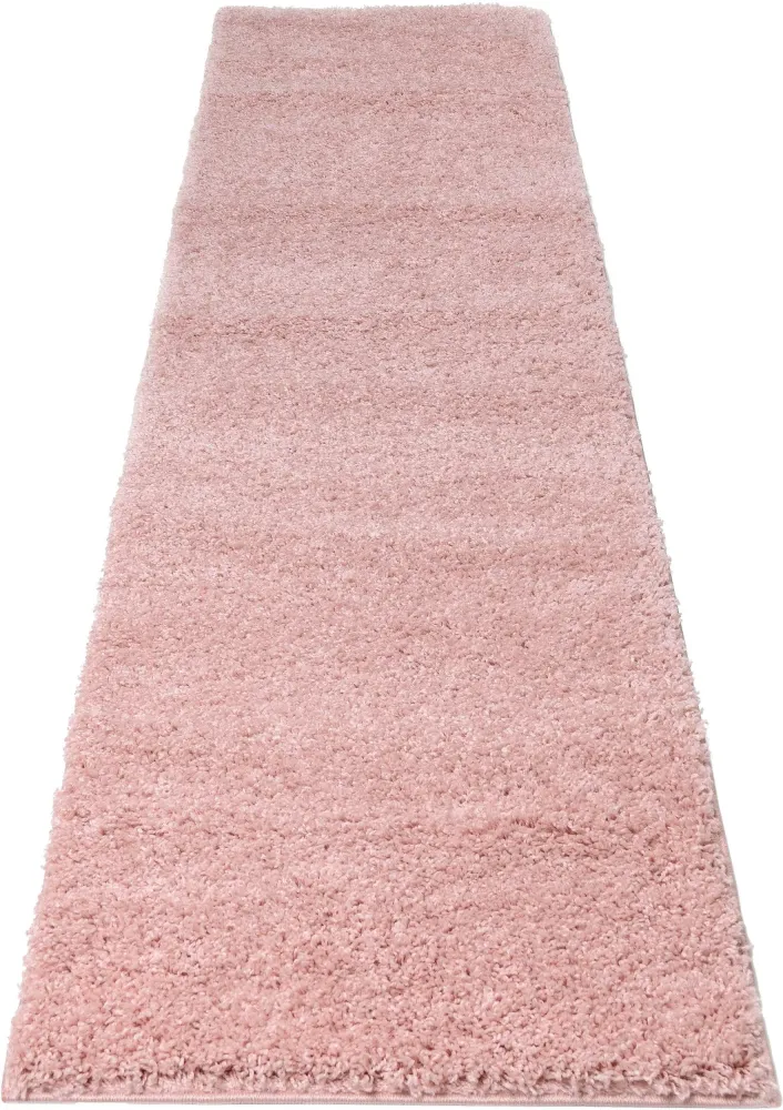 Covor traversa »Shaggy 30« foarte moale si pufos roz 80x300 cm