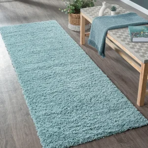 Covor traversa »My Shaggy« foarte pufos albastru deschis 80x250 cm