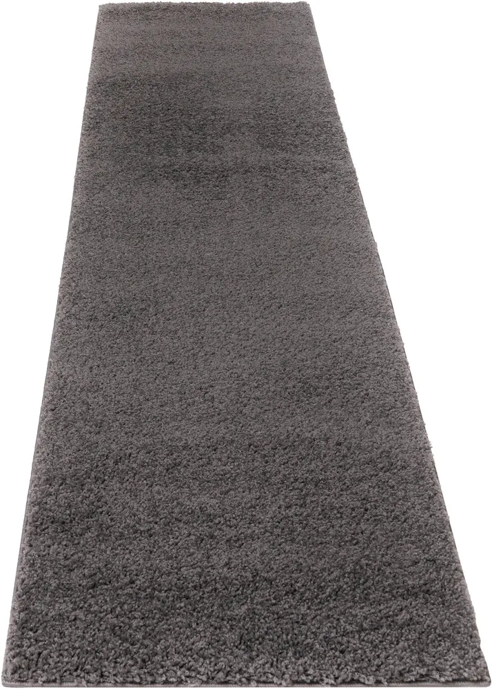Covor traversa »Shaggy 30« gri, foarte moale si pufos, 80x300cm