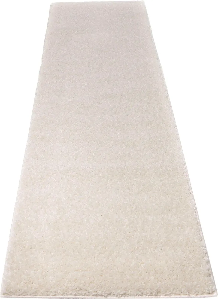 Covor traversa »Shaggy Soft« cu fir lung pufos, crem, 80x250 cm