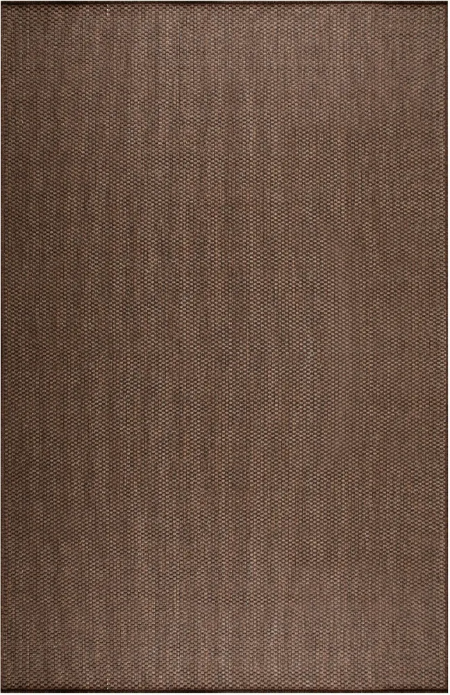 Covor Venice cu tesatura plata, aspect de sisal maro 80x150 cm