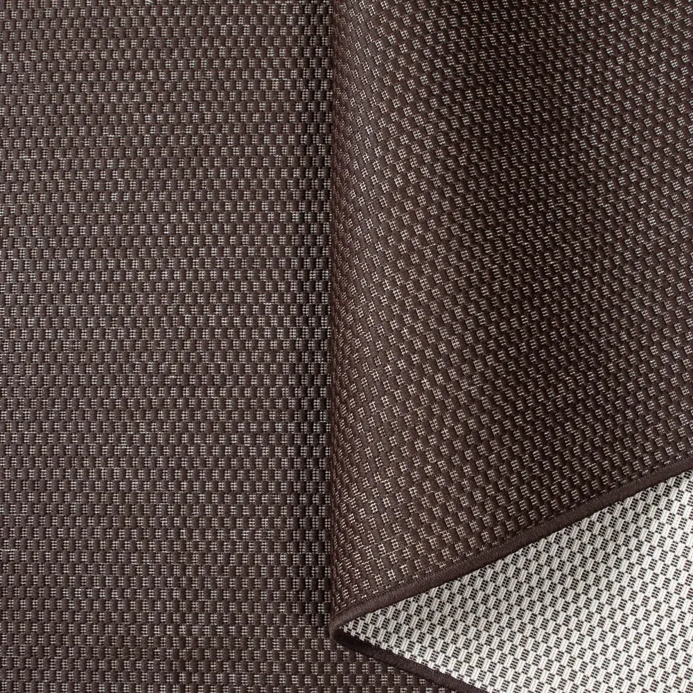 Covor Venice cu tesatura plata, aspect de sisal maro 80x250 cm