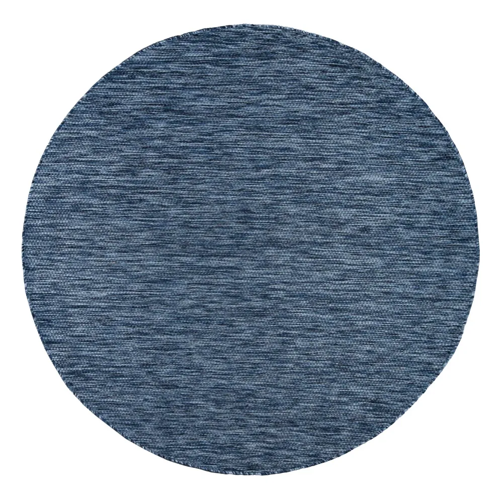 Covor Venice cu tesatura plata, aspect de sisal albastru 120 cm