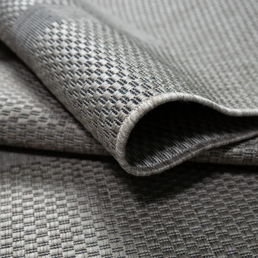 Covor Venice cu tesatura plata, aspect de sisal gri 160x230 cm