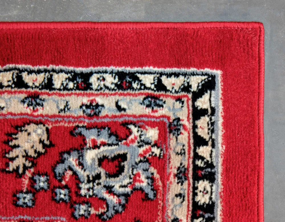 Covor »Zarin Hill« cu model oriental rosu, 66x90 cm