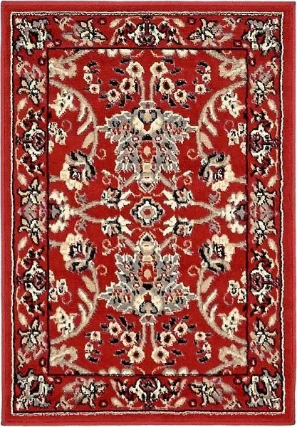 Covor »Zarin Hill« cu model oriental rosu, 66x90 cm