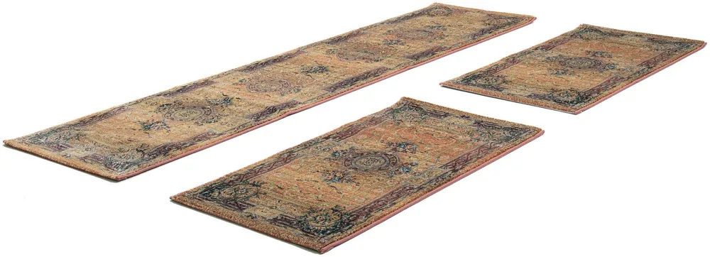 Set 3 covoare Gabiro 856 THEKO cu model oriental, fire scurte