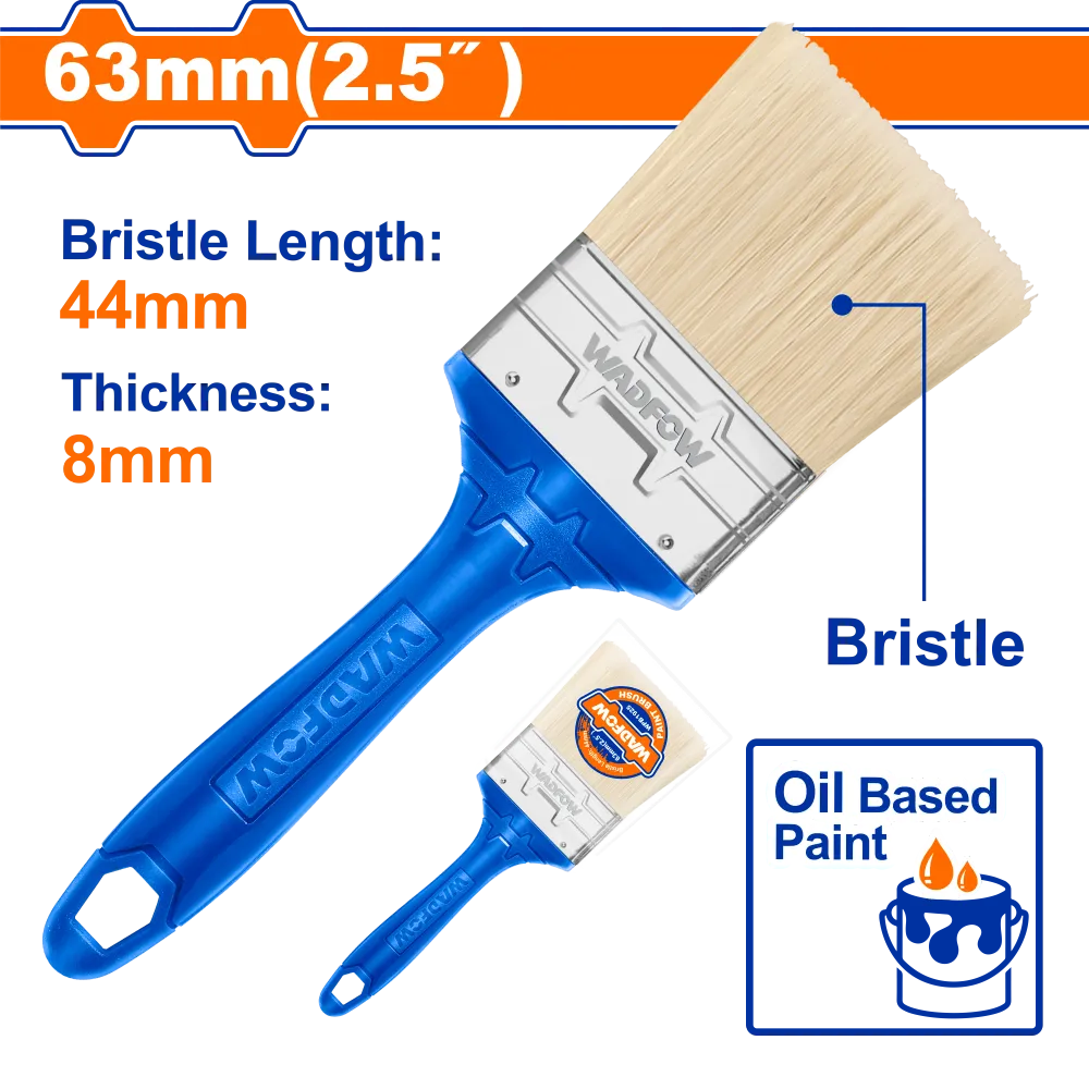 Pensula pentru vopsea pe baza de ulei Wadfow, latime 63mm