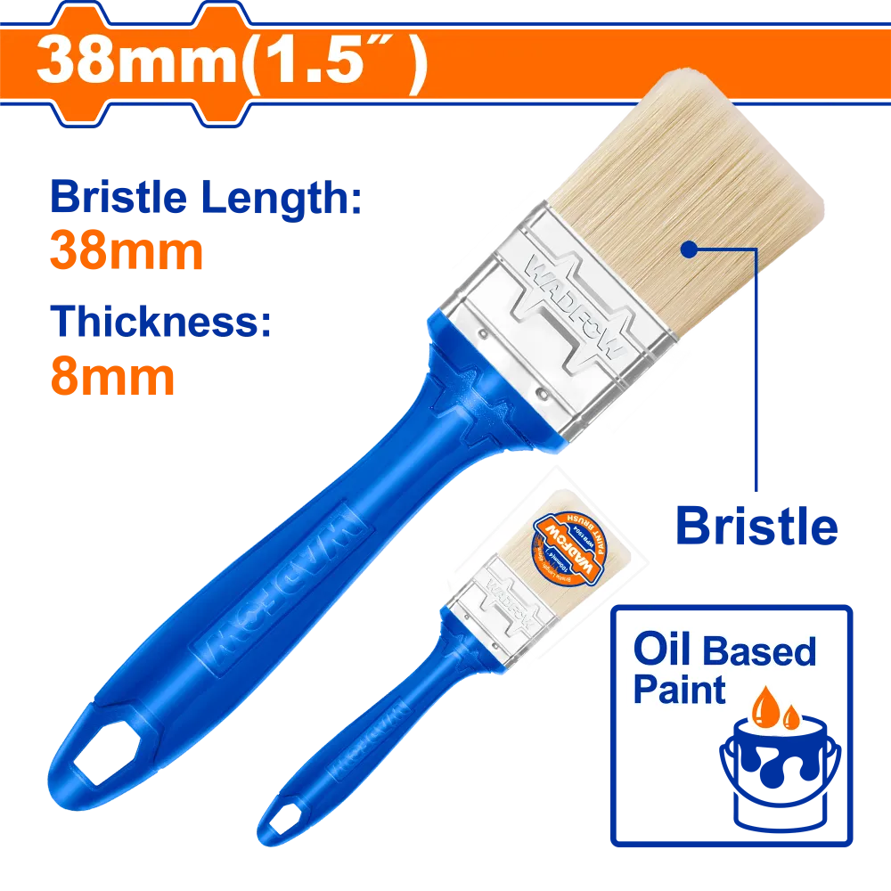 Pensula pentru vopsea pe baza de ulei Wadfow, latime 38mm